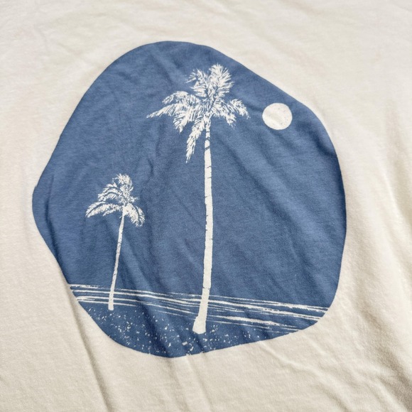Madewell X Walker Noble Shirt Womens XS Palm Tree Graphic Beach Summer Resort - Picture 3 of 8